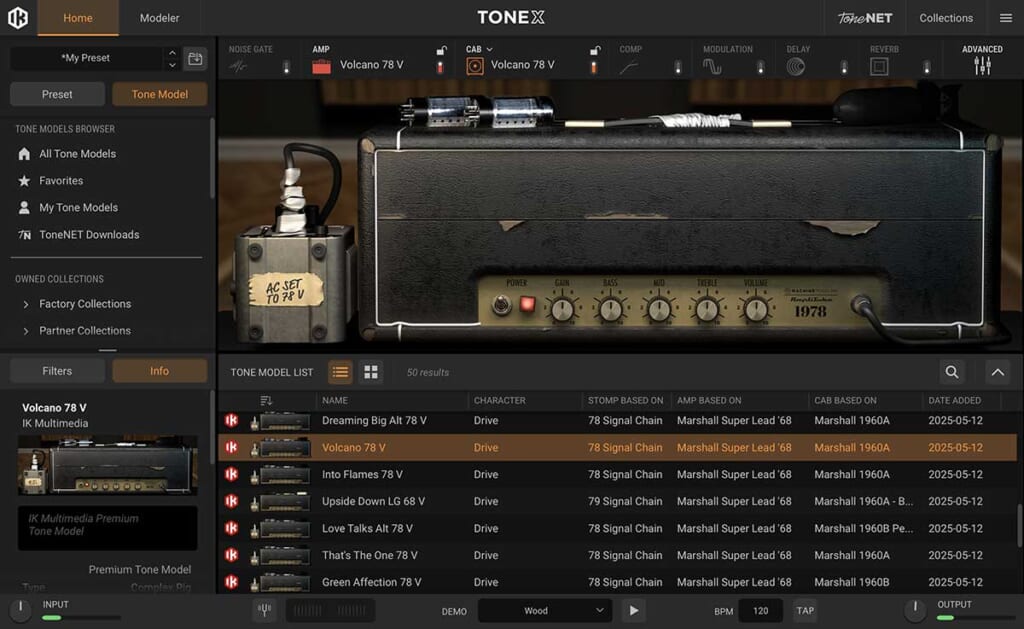 IK Multimedia/TONEX Brown Sound 78/79